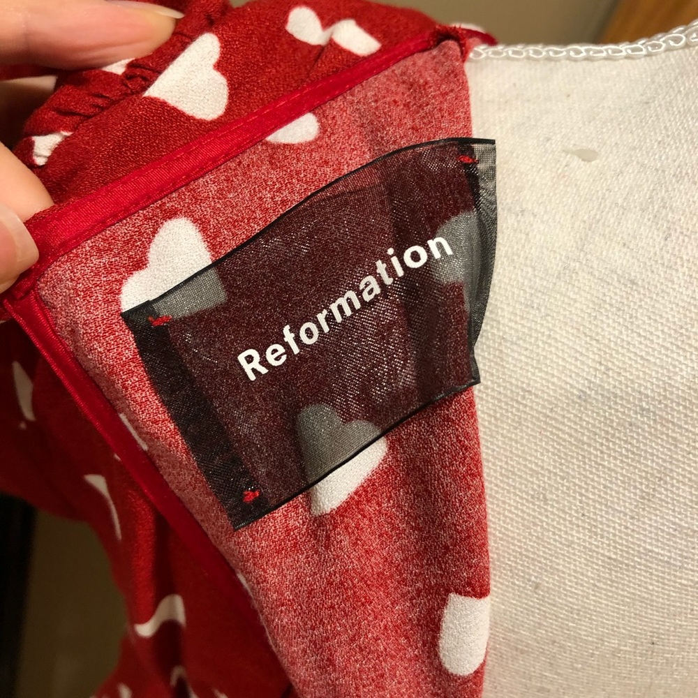 NWOT Reformation Gavin heart dress - Picture 14 of 14